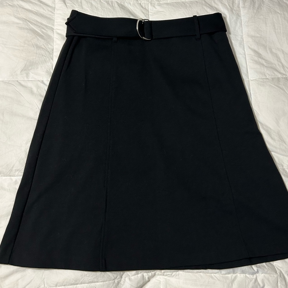 Black MOLLY & MAXX skirt with belt. Size 12